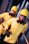image: haz mat technicians